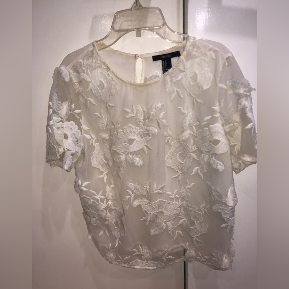 Forever 21 Short Sleeve Blouse